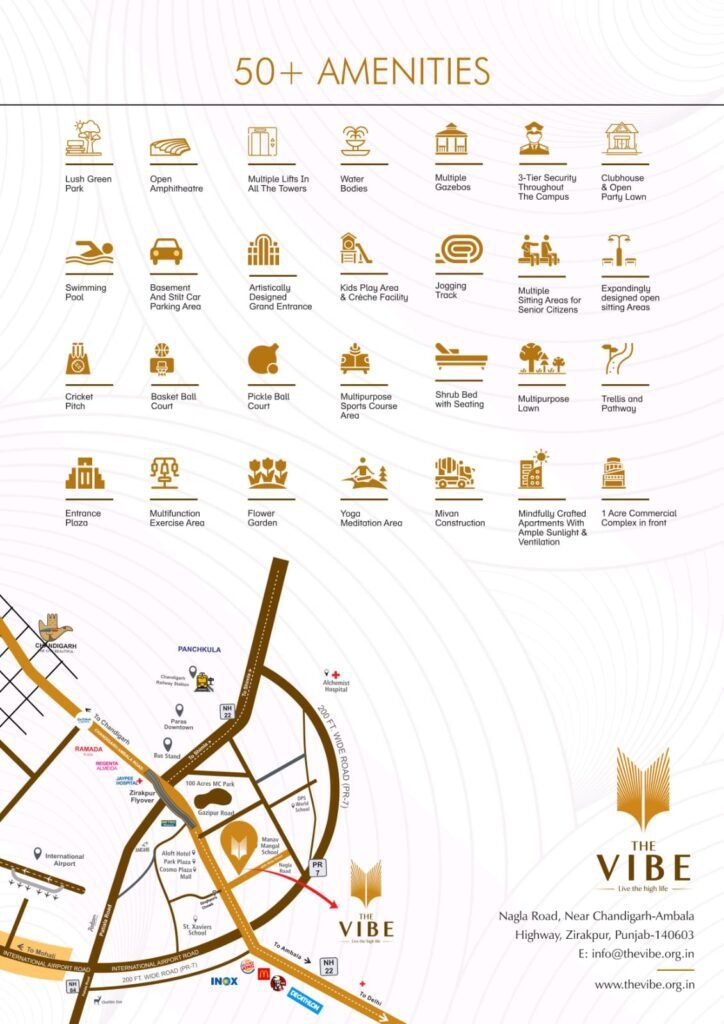 THE VIBE , ZIRAKPUR in Chandigarh-Ambala Highway ,Zirakpur for Sale | MohaliInvest