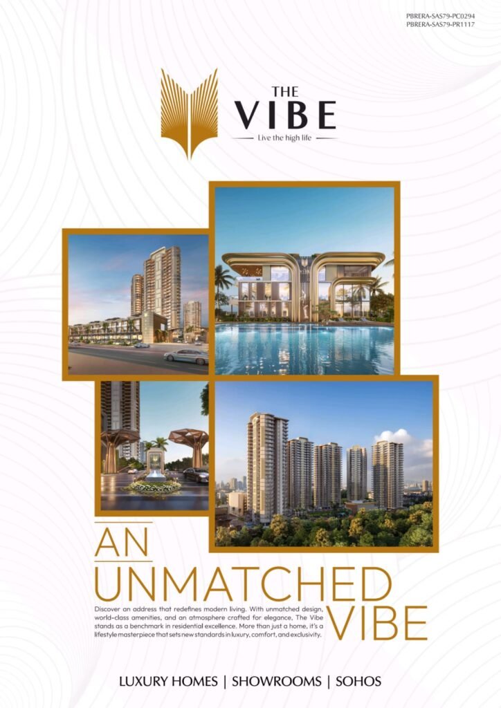 THE VIBE , ZIRAKPUR in Chandigarh-Ambala Highway ,Zirakpur for Sale | MohaliInvest