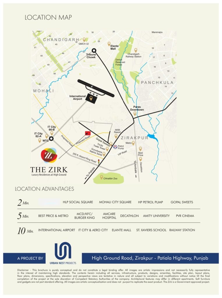 The Zirk , Highground Road, Zirakpur for Sale | MohaliInvest