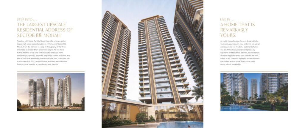Noble Magnollia,Sector 88,Mohali in Sector 88, Mohali for Sale | MohaliInvest