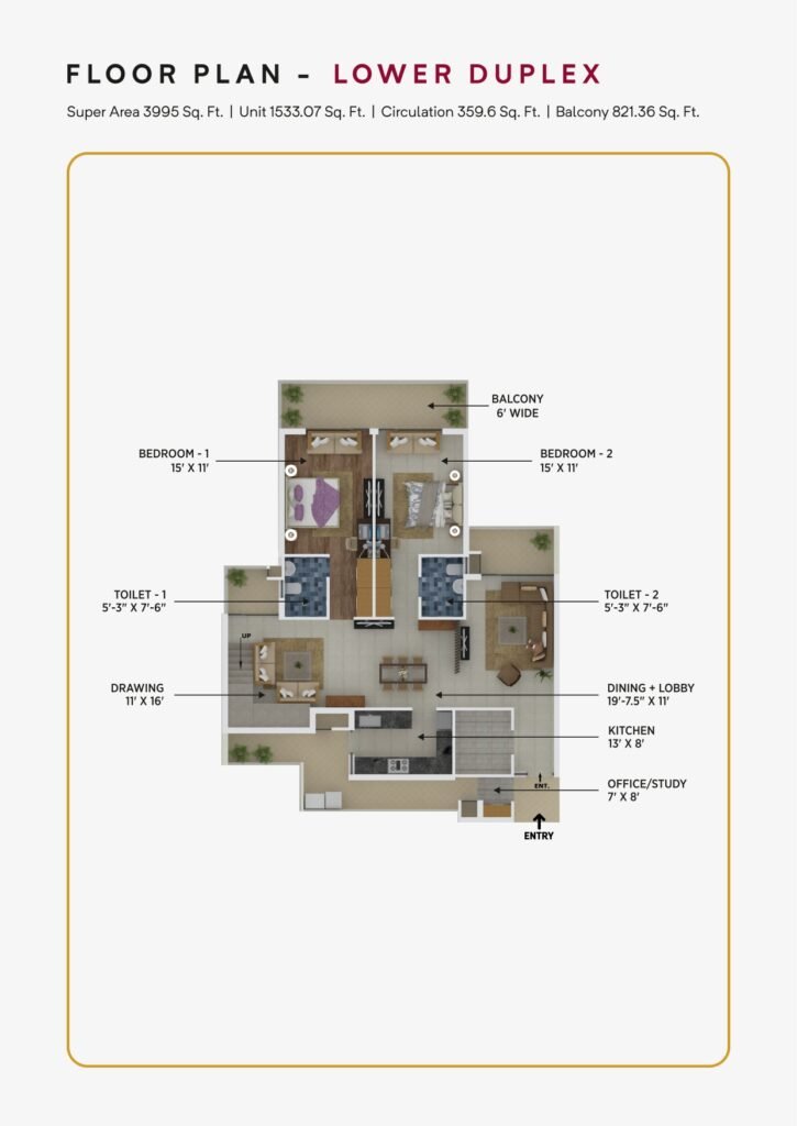 EL SPAZIA , ZIRAKPUR — Floor Plan | MohaliInvest (1)